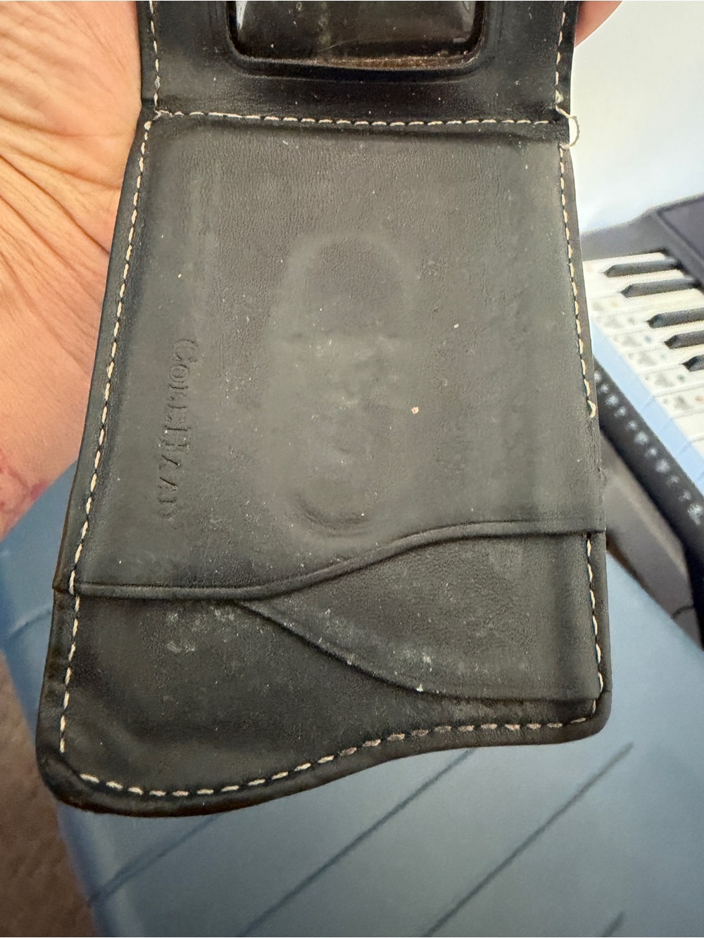 Black Cell Phone Wallet Case with Card Slots